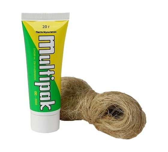 Комплект №3 Unipak MULTIPAK паста 20 г. + лён 13 г. газ 8017056