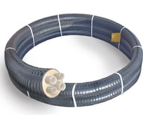 Труба-4 ТВЭЛ-ЭКОПЭКС 6 бар, 2х25х2.3+2х20х1.9/110 бухта 20 метров, серая 00-00000686