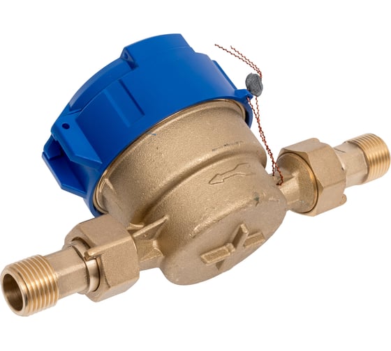 Счетчик воды ЭКО-М ЭКОМЕРА-15М Мокроходный, с глицерином, включает КМЧ Э-15М-110-СК 1