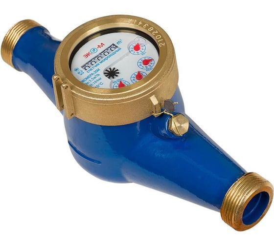 Счетчик воды ЭКО-М ЭКОМЕРА-25М Мокроходный, глицерин, L-260 ДУ25М, L260 ...