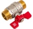Кран шаровой ROMMER, НР/НР, ручка бабочка 3/4 RBV-0007-2410220 RG00938RJNBOH8 3