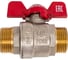 Кран шаровой ROMMER, НР/НР, ручка бабочка 3/4 RBV-0007-2410220 RG00938RJNBOH8 4