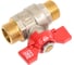 Кран шаровой ROMMER, НР/НР, ручка бабочка 1/2 RBV-0007-2410215 RG00938RJNBHP7 2