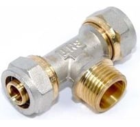 Тройник Damento 20 мм x 1/2 дюйма x 20 мм, ц/ш/ц 5194