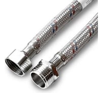 Подводка для воды Damento с нержавеющим оплетением, в ПВХ оболочке, 1/2 г/ш, 40 см 003834