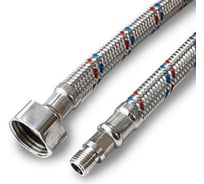 Подводка для смесителя Damento с нержавеющим оплетением, 1/2-М10, 40 см, короткая 8440
