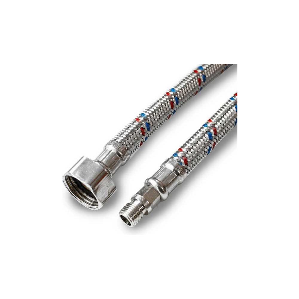 Подводка для смесителя Damento с нержавеющим оплетением, 1/2-М10, 60 см ...