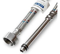 Подводка для смесителя Damento с нержавеющим оплетением, 1/2-М10, 100 см, штуцер 100 мм 007945