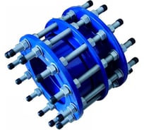 Демонтажная вставка DN.ru ДВ-GGG400-3Ф EPDM Ду100 Ру10/16 чугунная, трехфланцевая D350-01166