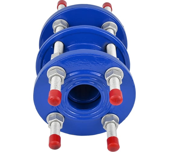 Демонтажная вставка DN.ru ДВ-GGG400-3Ф EPDM Ду50 Ру10/16 чугунная, трехфланцевая D350-01164