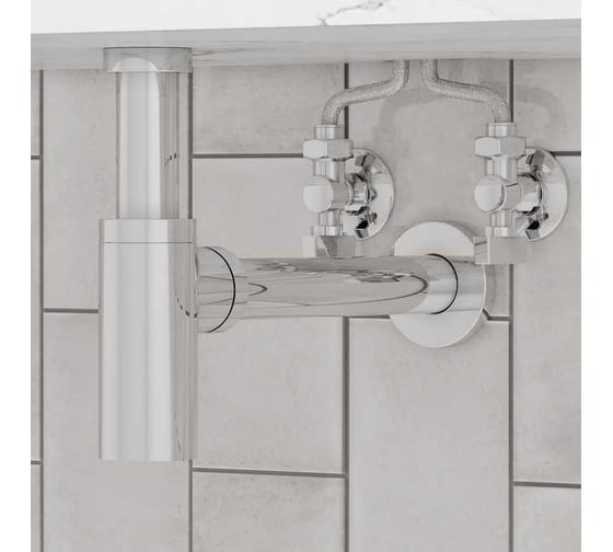 Кран угловой IDDIS с отражателем, 1/2; 3/4, шаровой, латунь 910B1P1B4CZ