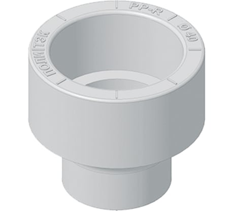 Муфта переходная Политэк внутр./внутр. 63/20 PPRC (белые) 9000006320