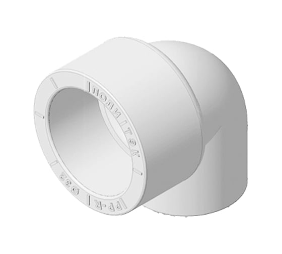 Отвод переходной Политэк внутр./внутр. 32x25/90 PPRC (белые) 9423003290