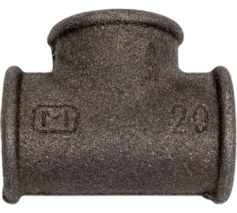 Тройник DORON 20 (3/4") внутренняя/внутренняя/внутренняя резьба, Чугун 018400