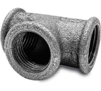 Тройник DORON 25 (1") внутренняя/внутренняя/внутренняя резьба, Чугун 018401