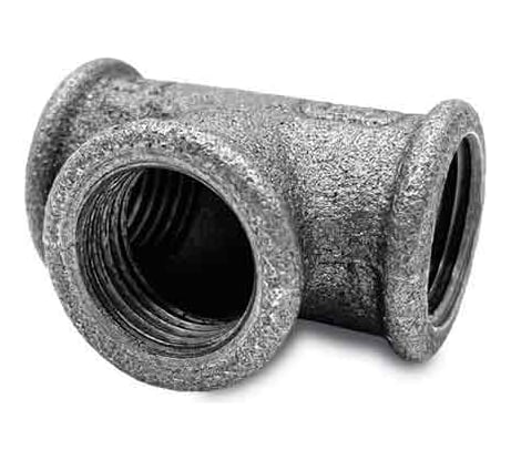 Тройник DORON 50 (2") внутренняя/внутренняя/внутренняя резьба, Чугун 018407