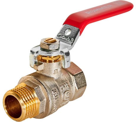 Шаровой кран ROMMER RBV-0002-2210315 неполнопроходной, ВР/НР, ручка рычаг 1 RG00938RJN830A