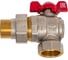 Шаровой кран ROMMER RBV-0006-2610220 неполнопроходной, угловой, с американкой RG00938RJN7385 4