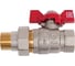 Кран шаровой с американкой ROMMER, ВР/НР, ручка бабочка 1/2 дюйма RBV-0005-2510215 RG00938RJNAQP3 3