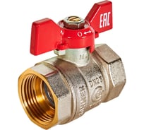 Кран шаровой ROMMER, ВР/ВР, ручка бабочка, 1 дюйм RBV-0003-2110225 RG00938RJN9LOP