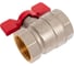 Кран шаровой ROMMER, ВР/ВР, ручка бабочка, 1 дюйм RBV-0003-2110225 RG00938RJN9LOP 2