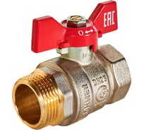 Кран шаровой ROMMER, ВР/НР, ручка бабочка, 1 дюйм RBV-0004-2210225 RG00938RJNAE8V