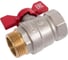 Кран шаровой ROMMER, ВР/НР, ручка бабочка, 1 дюйм RBV-0004-2210225 RG00938RJNAE8V 1