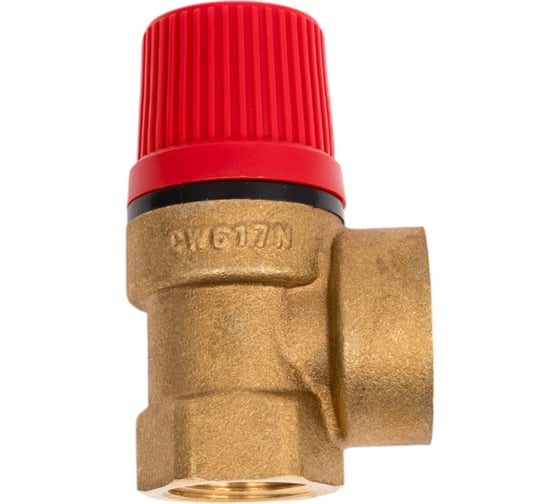 Клапан предохранительный для отопления ROMMER 1.5 бар, 1/2x3/4 дюйма RVS-0001-001515 RG0092LPJR430T 1