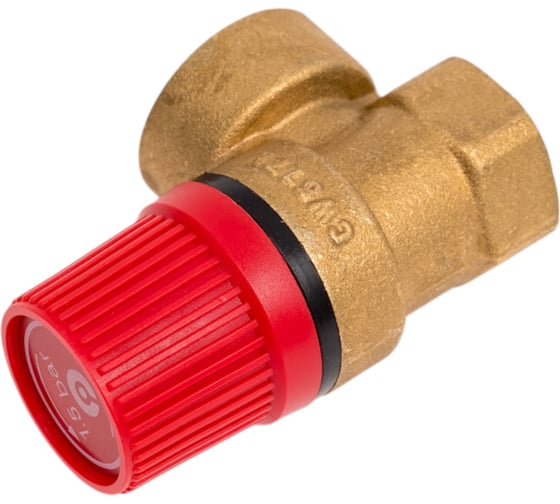Клапан предохранительный для отопления ROMMER 1.5 бар, 1/2x3/4 дюйма RVS-0001-001515 RG0092LPJR430T
