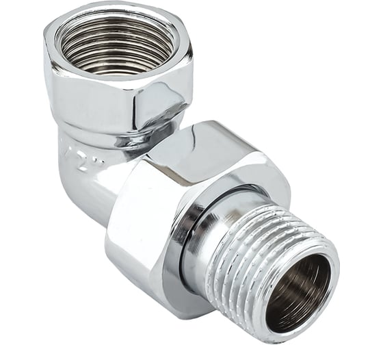Соединение с полусгоном угловое американка PROFACTOR CHROME в/н 1/2 PF TF 191C