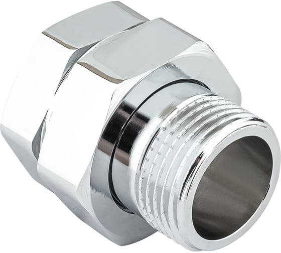 Соединение с полусгоном прямое американка PROFACTOR CHROME в/н 1 PF TF 187C