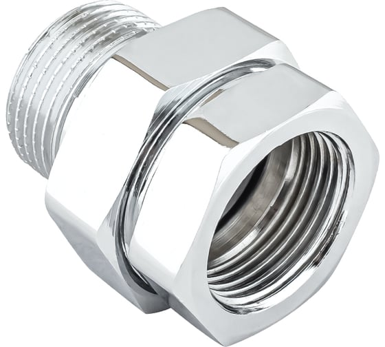 Соединение с полусгоном прямое американка PROFACTOR CHROME в/н 1 PF TF 187C
