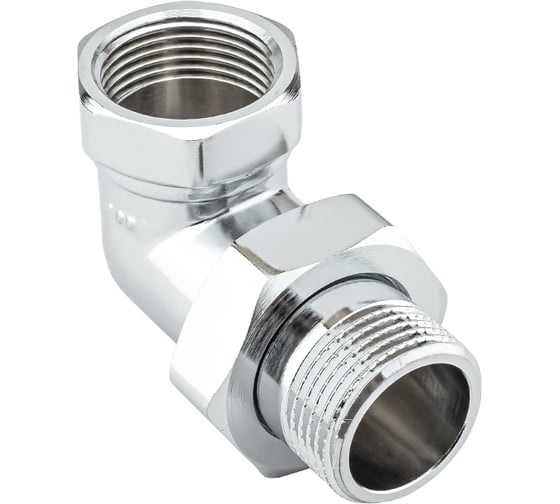 Соединение с полусгоном угловое американка PROFACTOR CHROME в/н 1 PF TF 193C