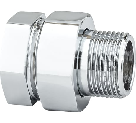 Соединение с полусгоном прямое американка PROFACTOR CHROME в/н 3/4 PF TF 186C