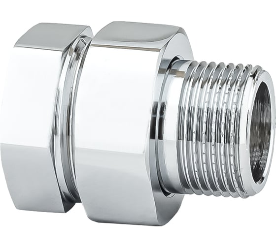 Соединение с полусгоном прямое американка PROFACTOR CHROME в/н 3/4 PF TF 186C 1