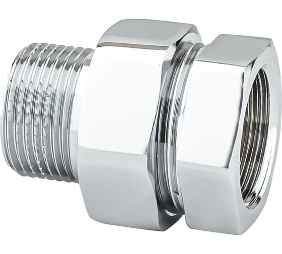 Соединение с полусгоном прямое американка PROFACTOR CHROME в/н 3/4 PF TF 186C