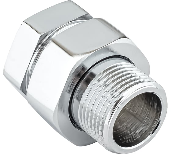 Соединение с полусгоном прямое американка PROFACTOR CHROME в/н 3/4 PF TF 186C