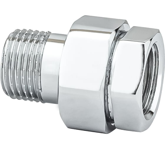Соединение с полусгоном прямое американка PROFACTOR CHROME в/н 1/2 PF TF 185C