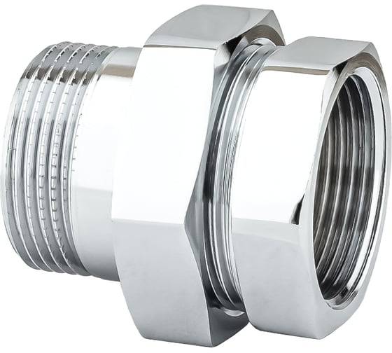Соединение с полусгоном прямое американка PROFACTOR CHROME в/н 1 1/4 PF TF 188C