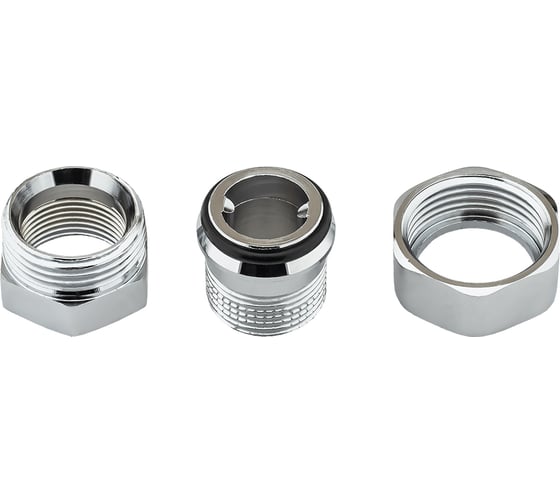 Соединение с полусгоном прямое американка PROFACTOR CHROME в/н 1 1/4 PF TF 188C