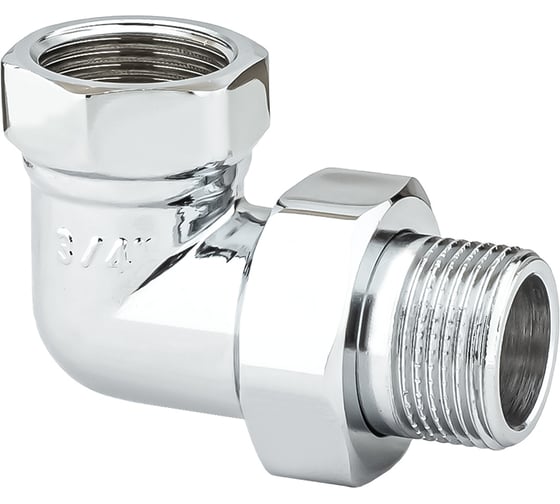 Соединение с полусгоном угловое американка PROFACTOR CHROME в/н 3/4 PF TF 192C