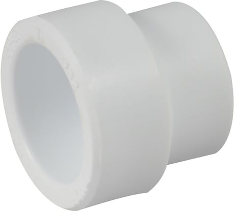 Муфта переходная полипропиленовая 50×32 мм белая (PPR фитинг для труб, сварное соединение раструб/раструб) Millennium 3M12-rdc-5032000