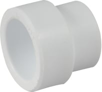 Муфта переходная полипропиленовая 75×25 мм белая (PPR переходник для труб, сварное соединение) Millennium 3M12-rds-752500