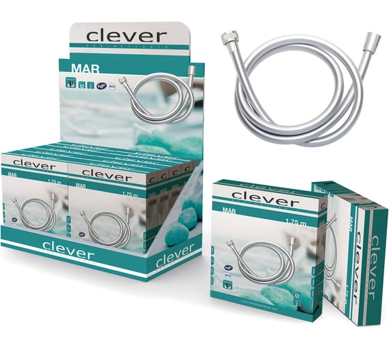 Душевой шланг Clever 1,75M-1/2H NF 61146