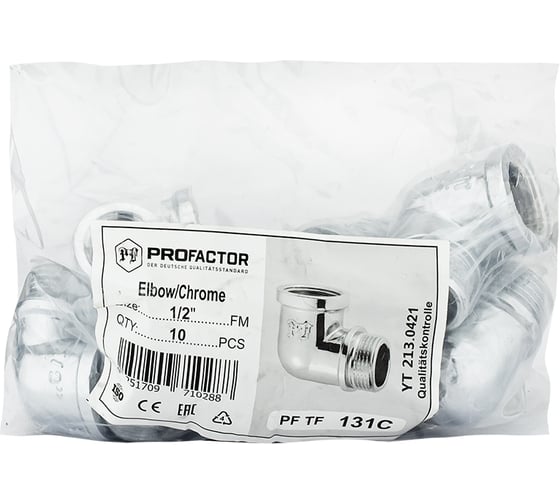 Уголок PROFACTOR CHROME в/н 1/2 PF TF 131C