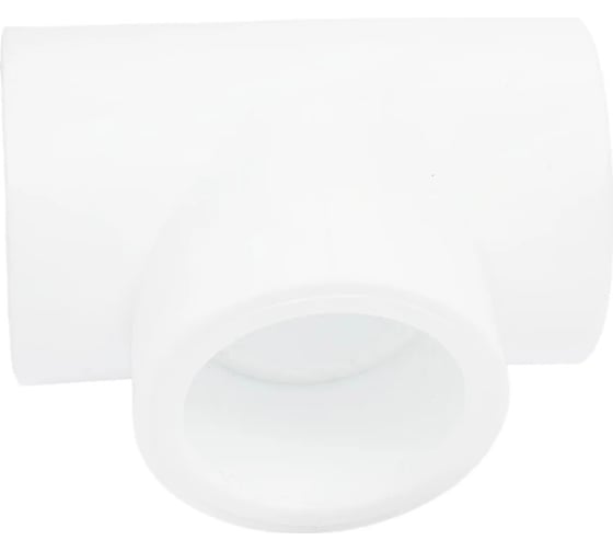 Тройник Millennium 63 мм, полипропиленовый ППР для систем водоснабжения и отопления, белый 3M12-teo-630000 1