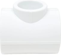 Тройник переходной Millennium 110-32-110мм полипропиленовый ППР для труб, белый 3M12-tio-113211