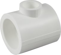 Тройник переходной Millennium 110-75-110 мм полипропиленовый ППР для труб, белый 3M12-tio-117511