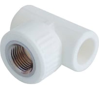 Тройник переходной Millennium 20×1/2" полипропиленовый ППР для труб, с внутренней резьбой, белый 3M22-tfo-200b20