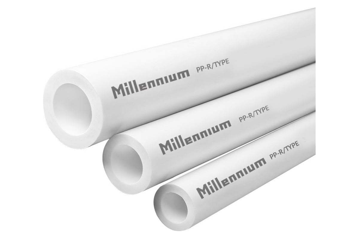 Полипропиленовая труба Millennium 20x3,4 PN20 (длина 2м) 3M02-tbe ...